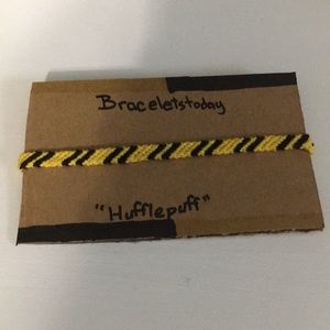 A Handmade Harry Potter Hufflepuff bracelet.